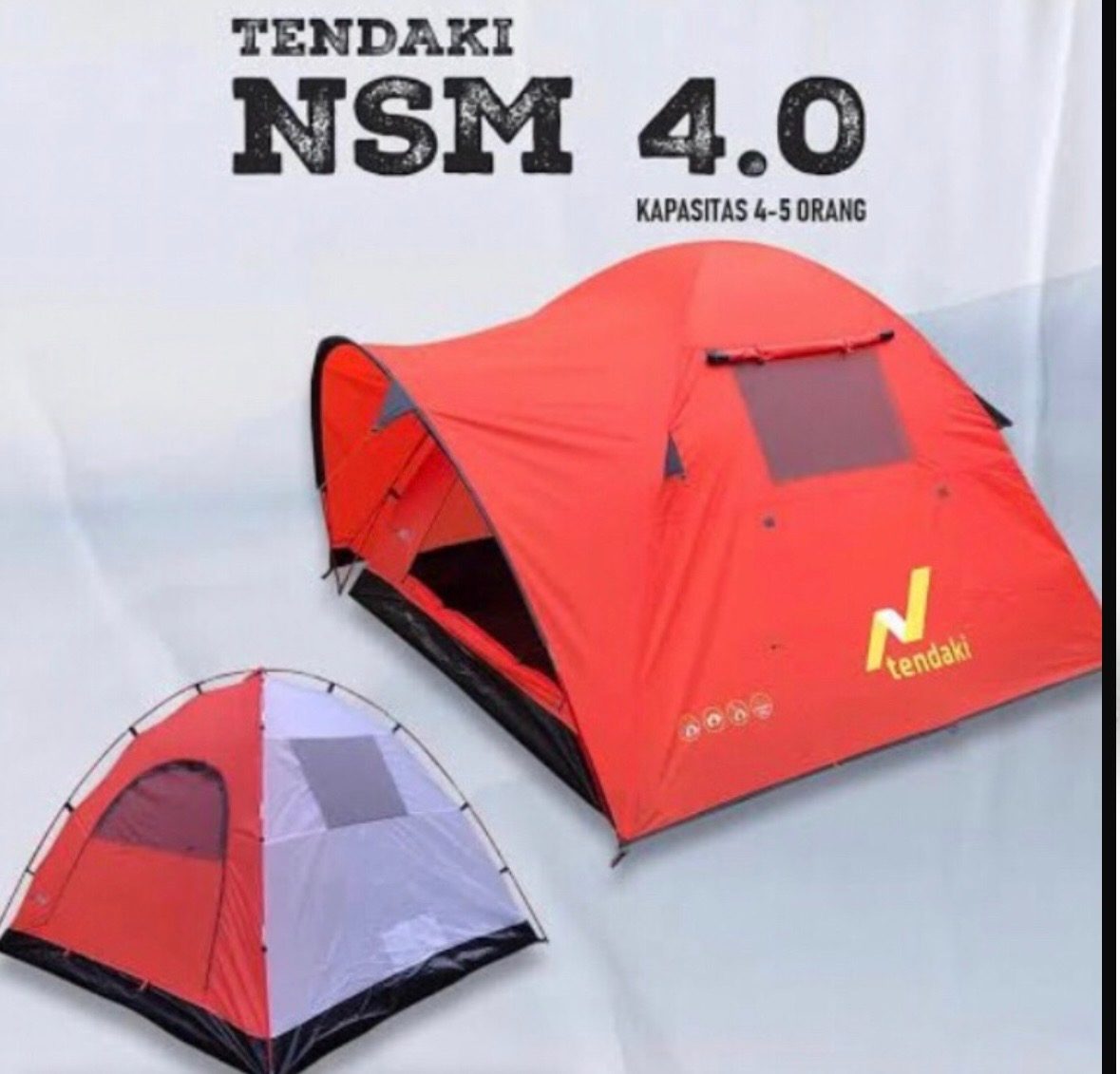 Tenda Teras Terbuka Kapasitas 4 Orang